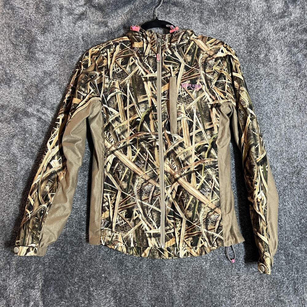 Rustic Ridge Jacket Womens XS Camo Softshell Mossy Oak Shadow Grass Blades